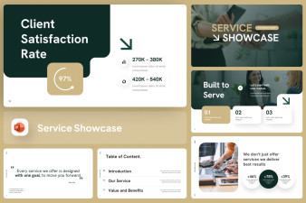 Service Showcase PowerPoint Template